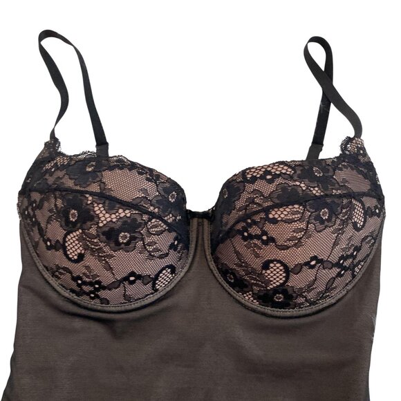 Mission Control Black Boudoir Body Control Top - Picture 4 of 7